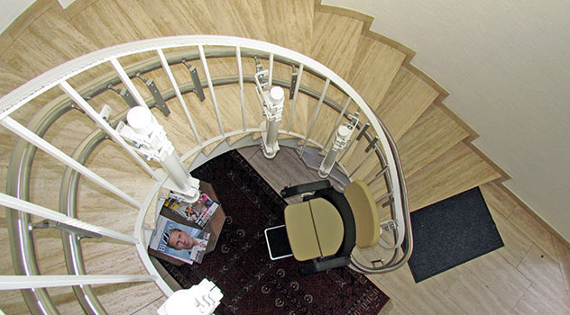 Monte-escalier pliable - HIRO 160 - HIRO LIFT - type fauteuil